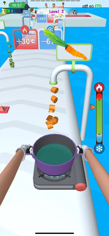 Game Screenshot 2 - Chef character in kitchen